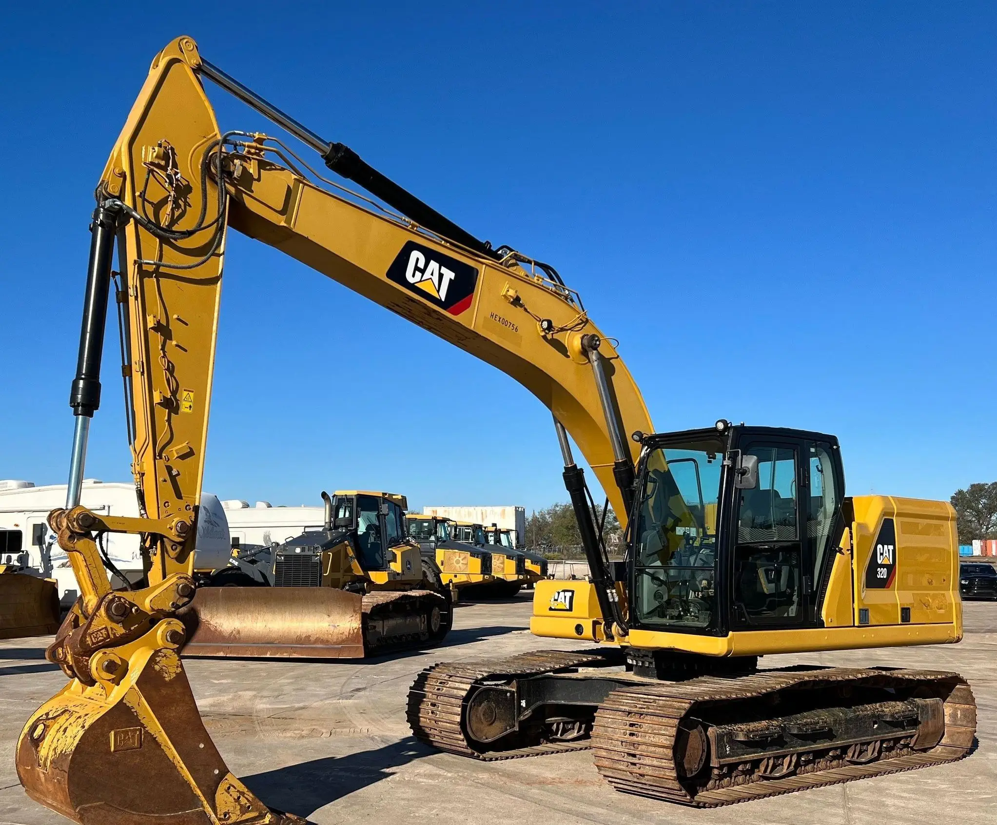 Used excavator